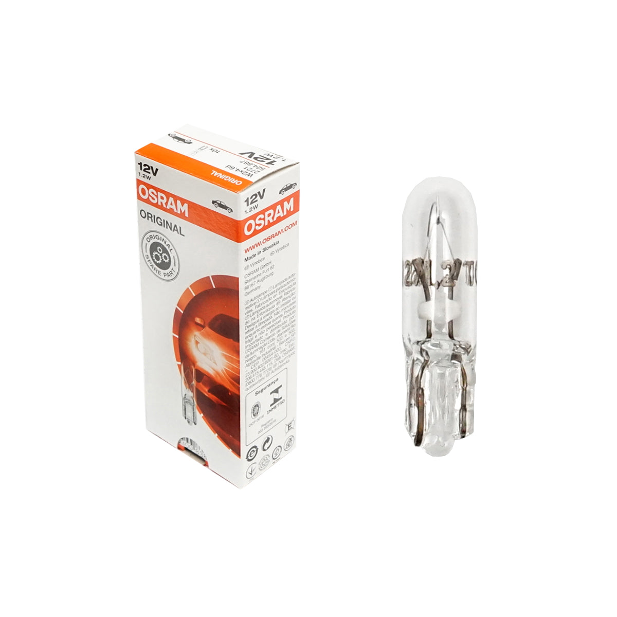 Bulb 1.2W/12V W2x4.6D Osram